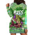 (Custom Personalised) Bass Fishing is Life Hook Sport Largemouth Green Hoodie Dress - Wonder Print Shop