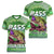 (Custom Personalised) Bass Fishing is Life Hook Sport Largemouth Green Women V Neck T Shirt - Wonder Print Shop