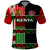(Custom Text And Number) Kenya Rugby Sevens Kenyan Pattern Version Polo Shirt - Wonder Print Shop
