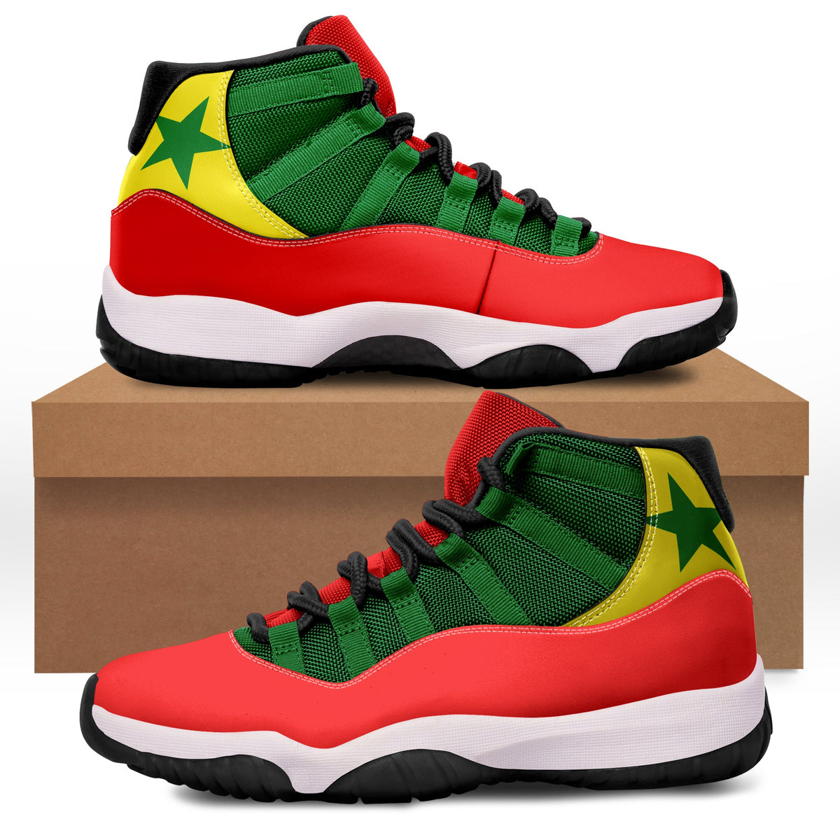 senegal-sneakers-j11-flag-color