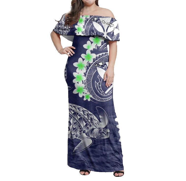 Polynesian Hawaiian Kanaka Maoli Matching Hawaiian Shirt And Dress No.1 LT6 - Wonder Print Shop