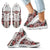 Ethnic Red Gray Pattern Native American Sneaker LT10 - Wonder Print Shop