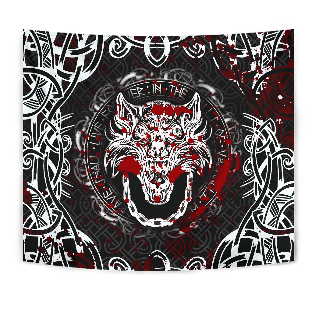 Viking Tapestry - Fenrir Viking Blood 3D RLT12 - Wonder Print Shop