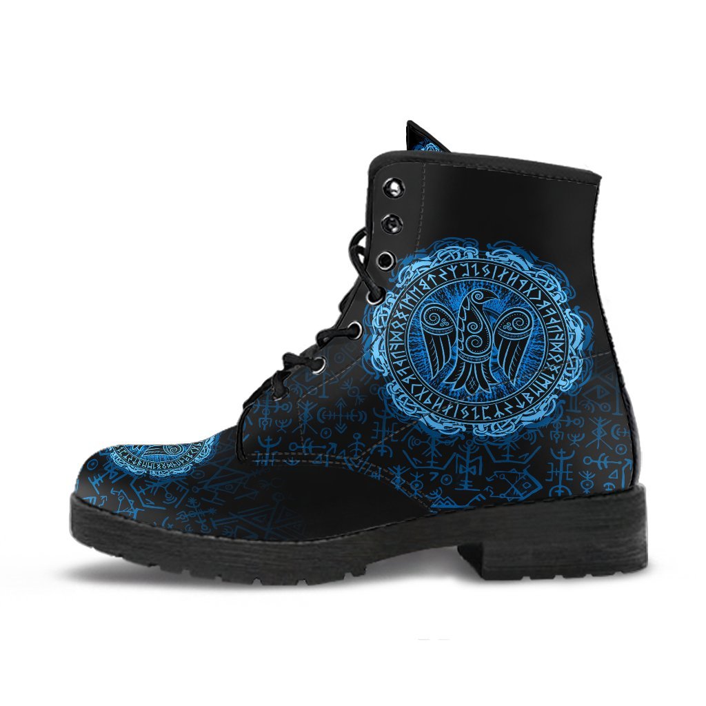 viking-leather-boots-raven-celtic-cyan
