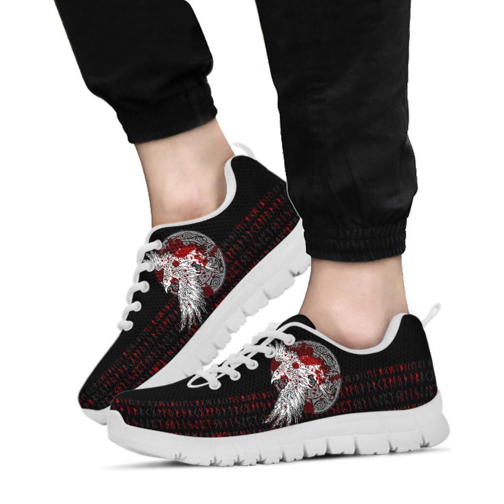 Viking Sneakers - Mystical Raven Tattoo Blood RLT12 - Wonder Print Shop