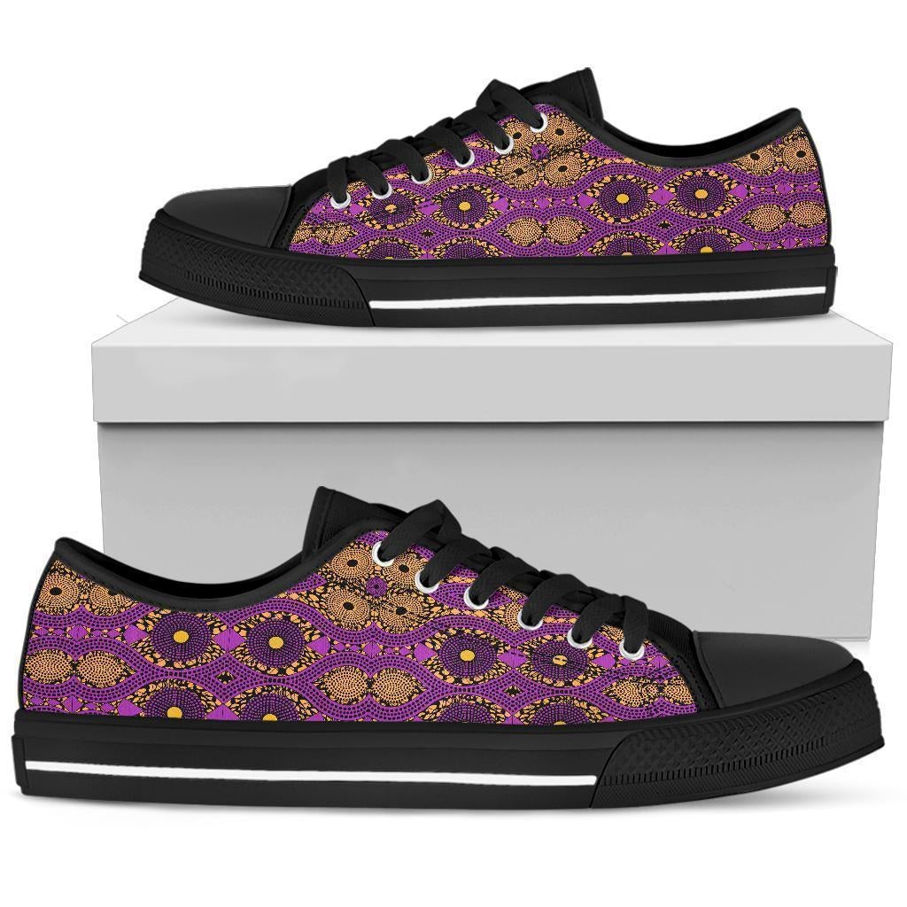 african-shoes-ankara-violet-cowrie-low-top
