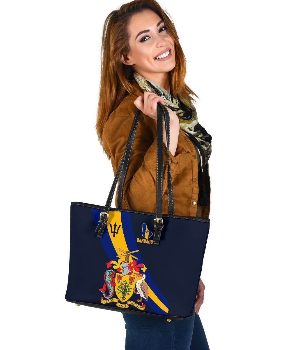 barbados-special-flag-small-leather-tote