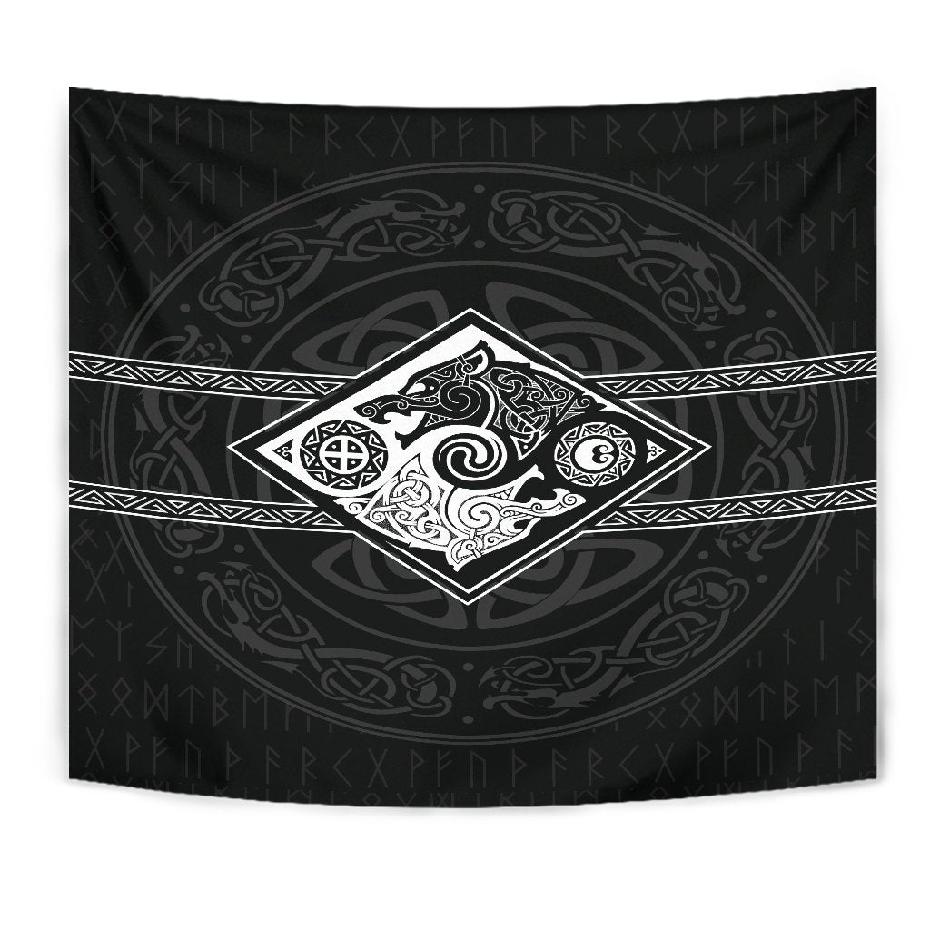 Vikings Tapestry The Wolves, Skoll and Hati RLT12 - Wonder Print Shop