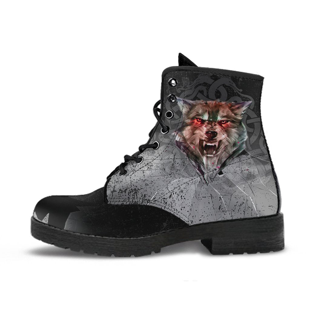 viking-leather-boots-fenrir-norse-wolf