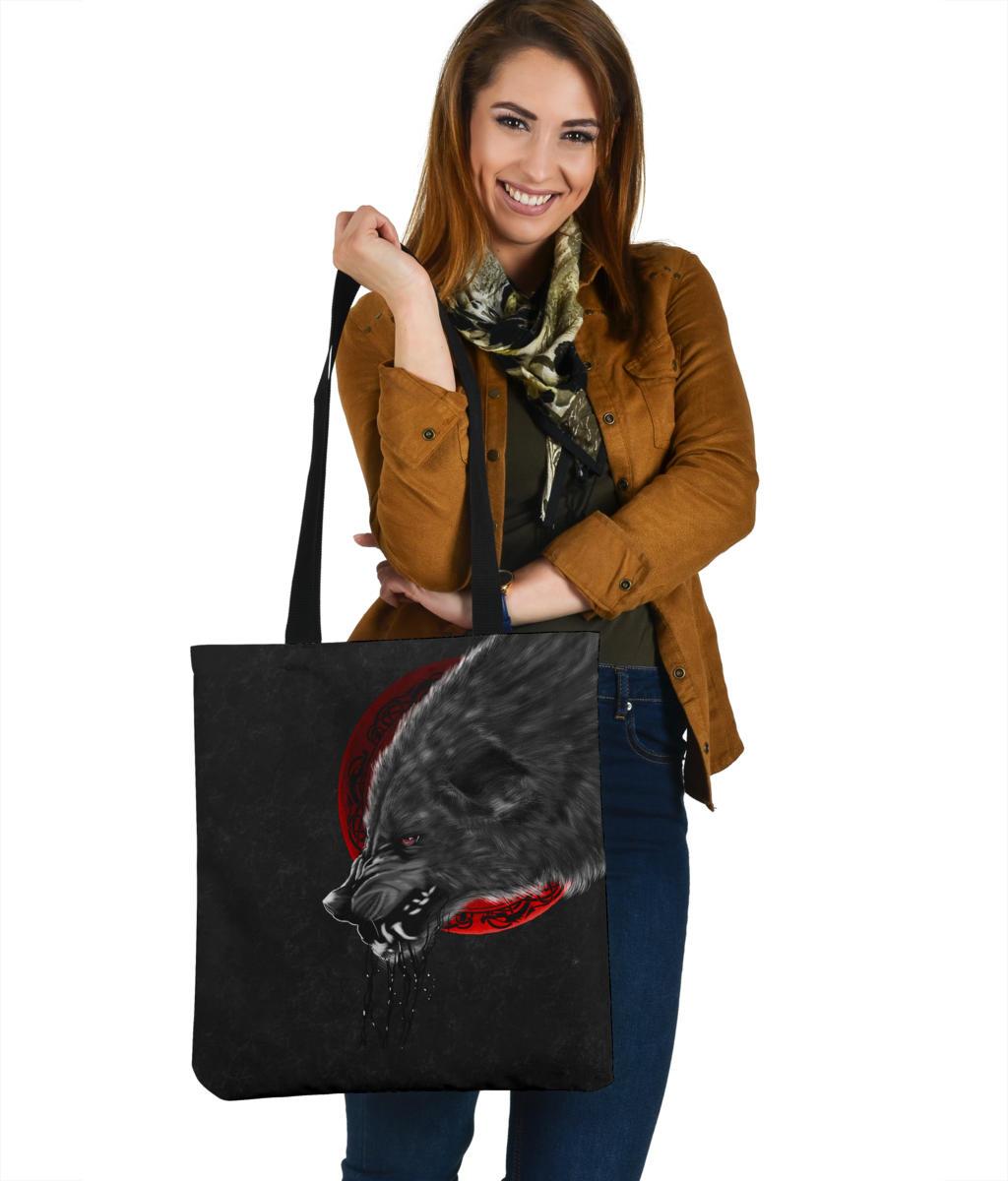 viking-tote-bag-wolf-and-blood-moon