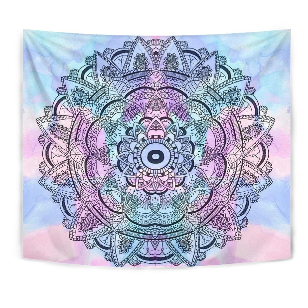 Mandala Flower Native American Style Tapestry LT10 - Wonder Print Shop