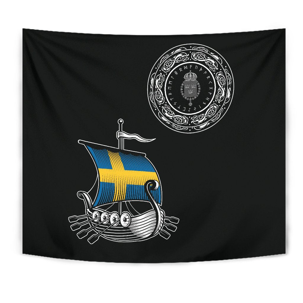 Viking Tapestry - Swedish Drakkar RLT12 - Wonder Print Shop