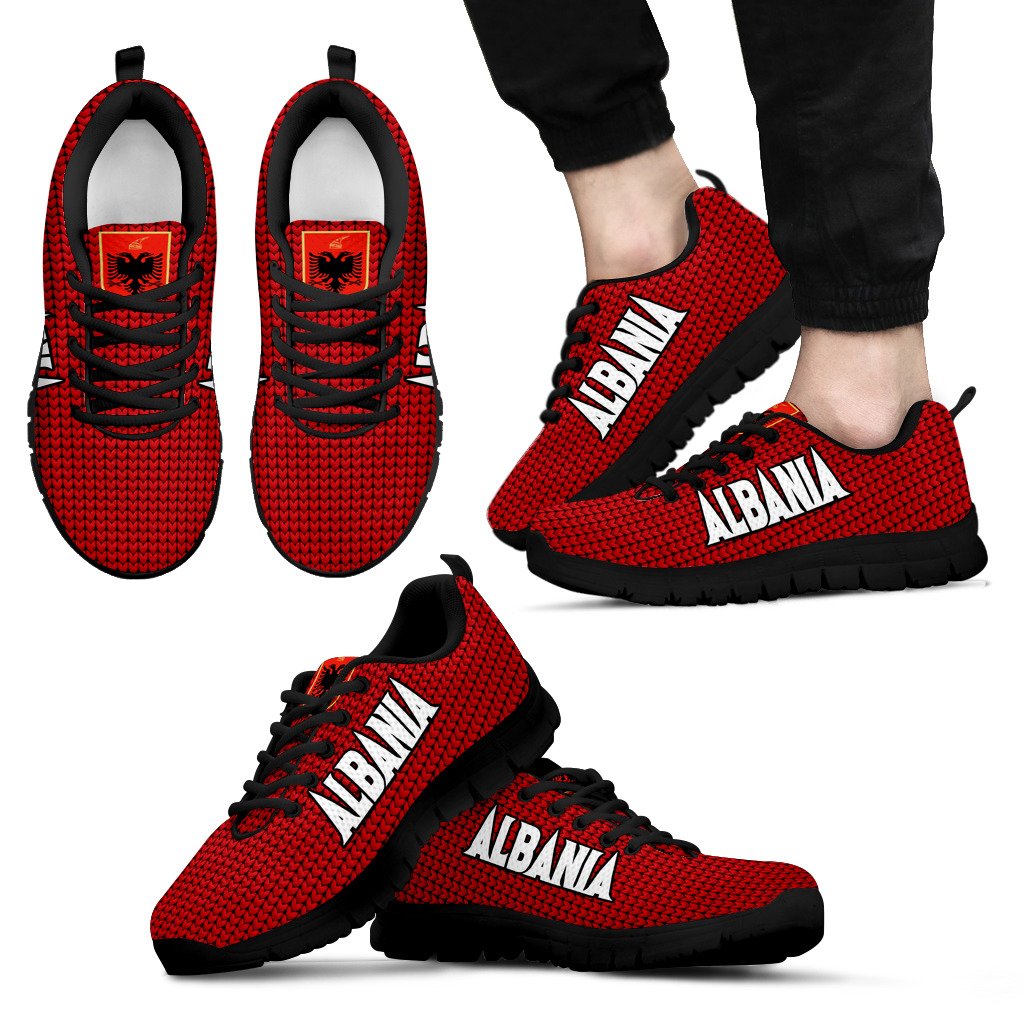 albania-sneakers-knitted-flag-coat-of-arms