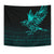 Viking Tapestry - The Raven Of Odin Rune Cyan RLT12 - Wonder Print Shop