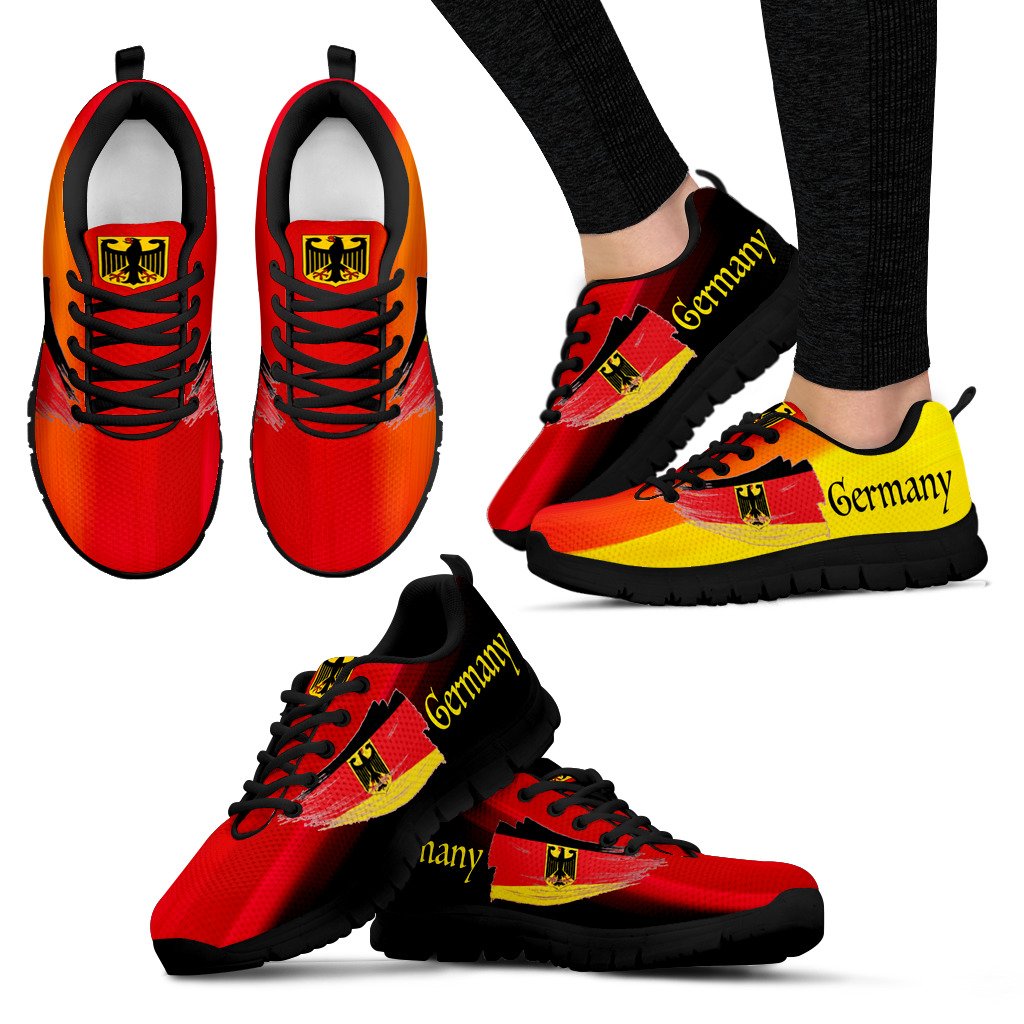Germany Sneakers (Shoes) - Germany Flag And Coat Of Arms Men's/Women's/Kid's - Wonder Print Shop