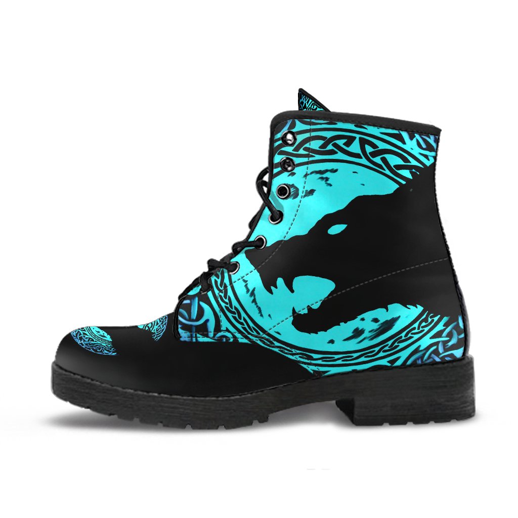 viking-leather-boots-fenrir-norse-wolf