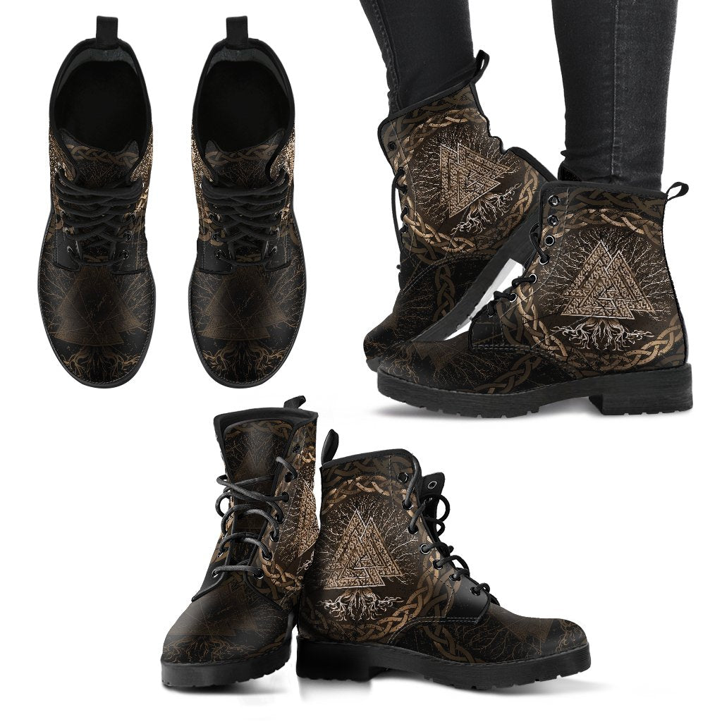 viking-leather-boots-celtic-and-valknut-and-tree-of-life-yggrdrasil