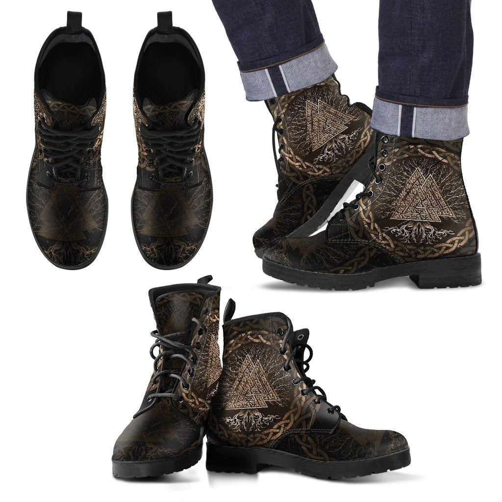 viking-leather-boots-celtic-and-valknut-and-tree-of-life-yggrdrasil