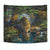 Wolf By The River Native American Tapestry LT10 - Wonder Print Shop