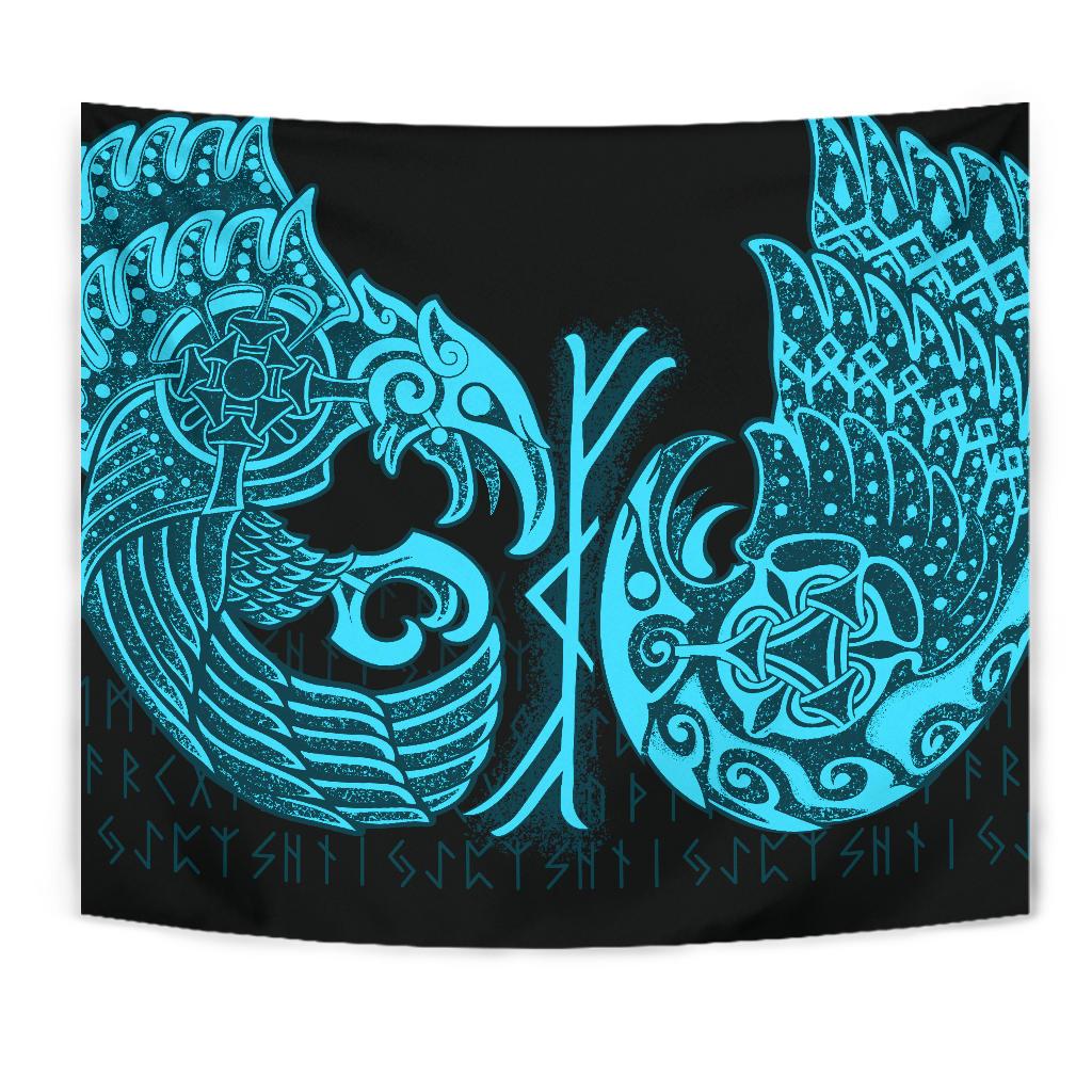 Viking Tapestry Raven Tattoo RLT12 - Wonder Print Shop