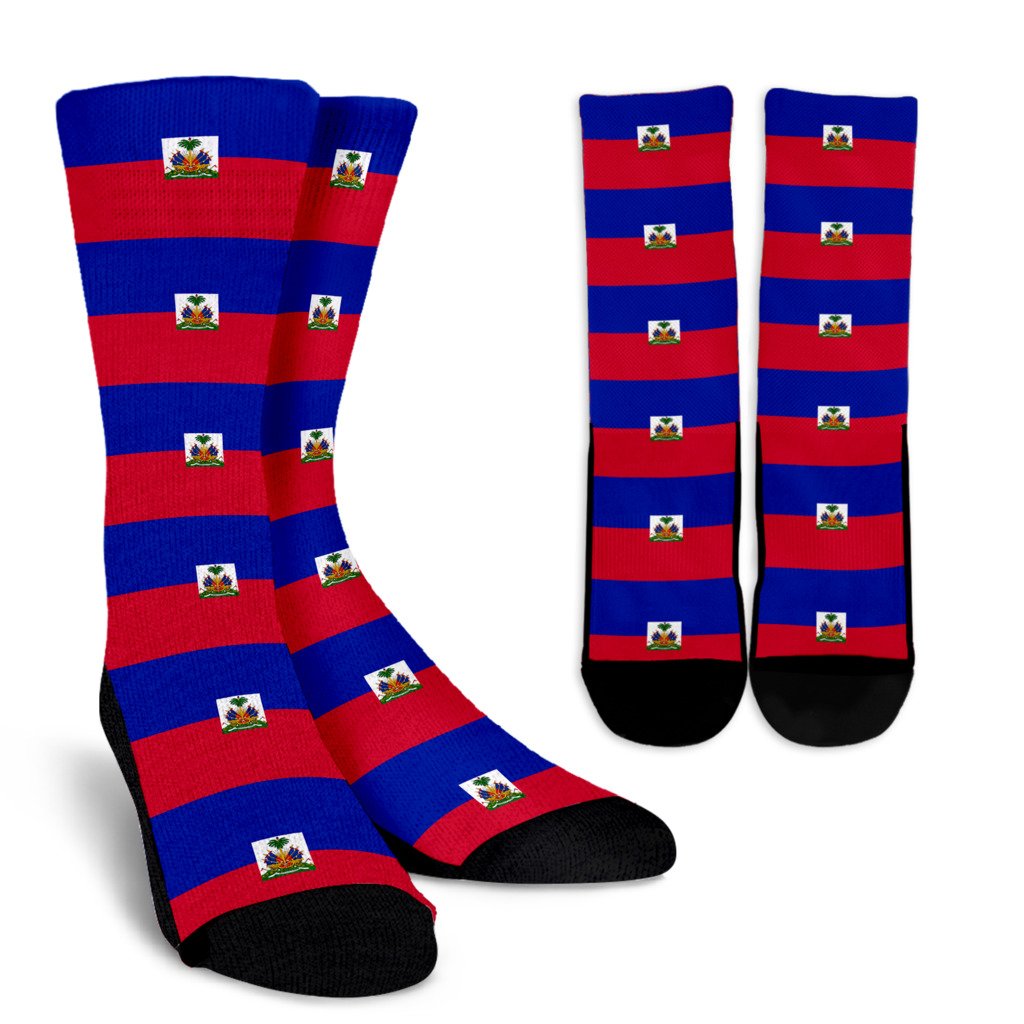 haiti-flag-crew-socks