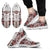 Ethnic Red Gray Pattern Native American Sneaker LT10 - Wonder Print Shop