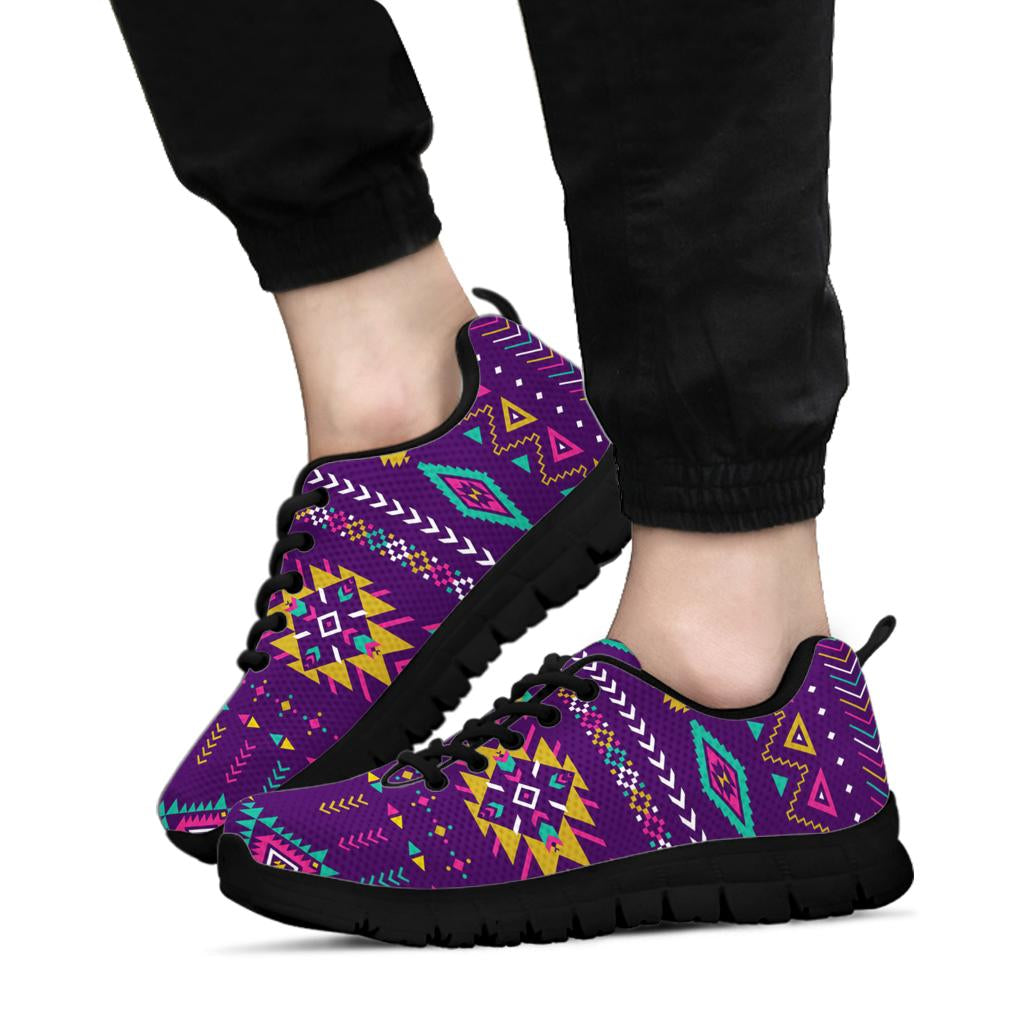 Native American Light Purple Sneakers LT10 - Wonder Print Shop