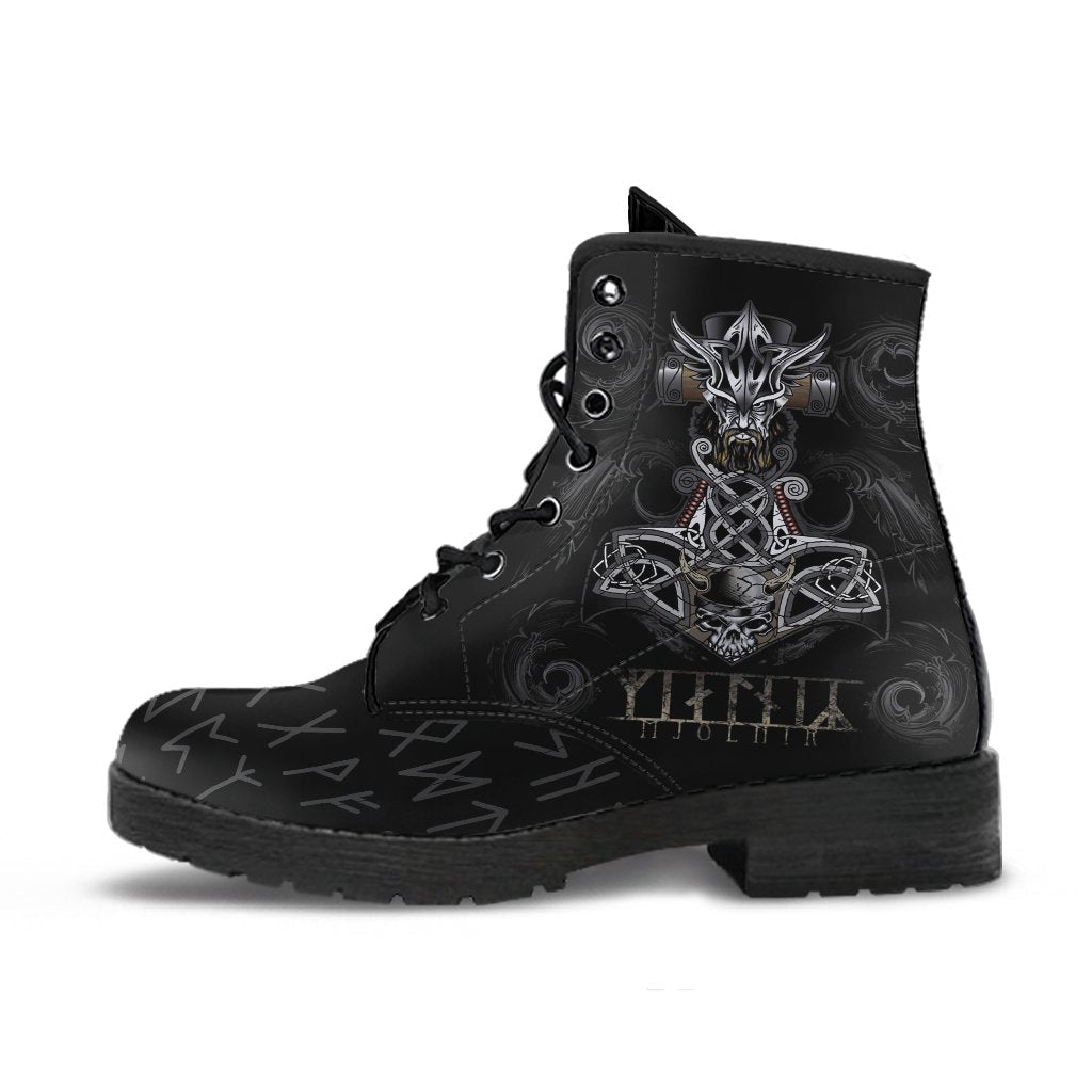 viking-leather-boots-mjolnir