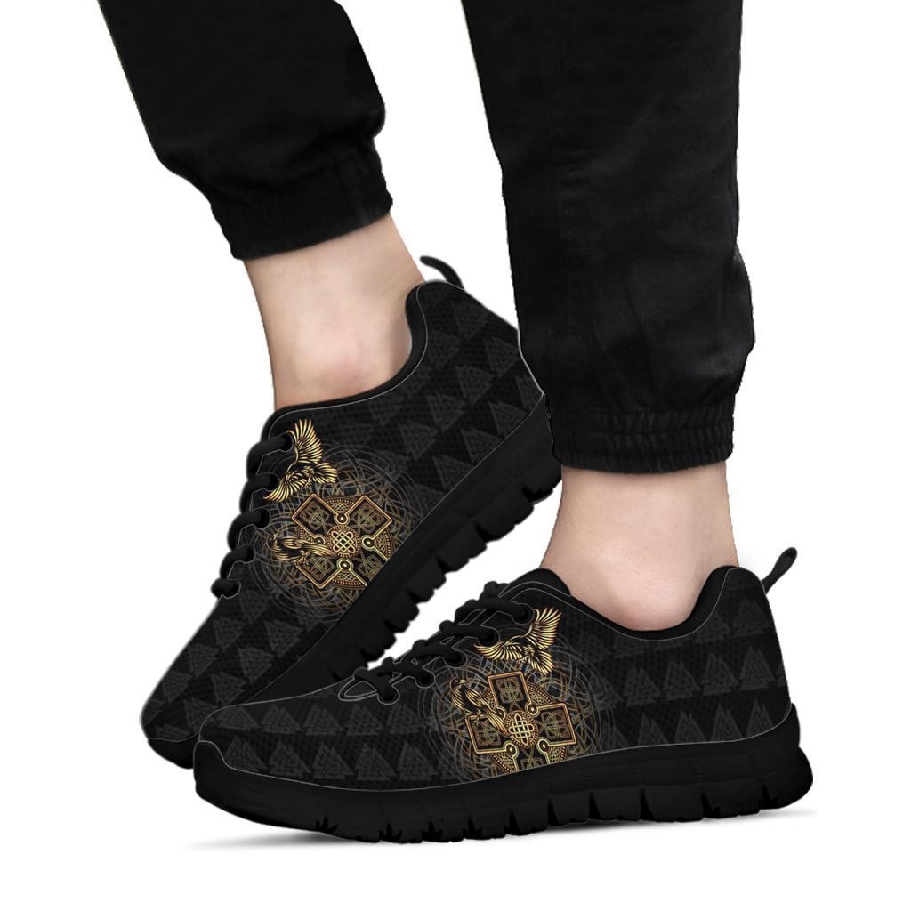 Viking Sneakers - Odin's Celtic Raven Tattoo RLT12 - Wonder Print Shop