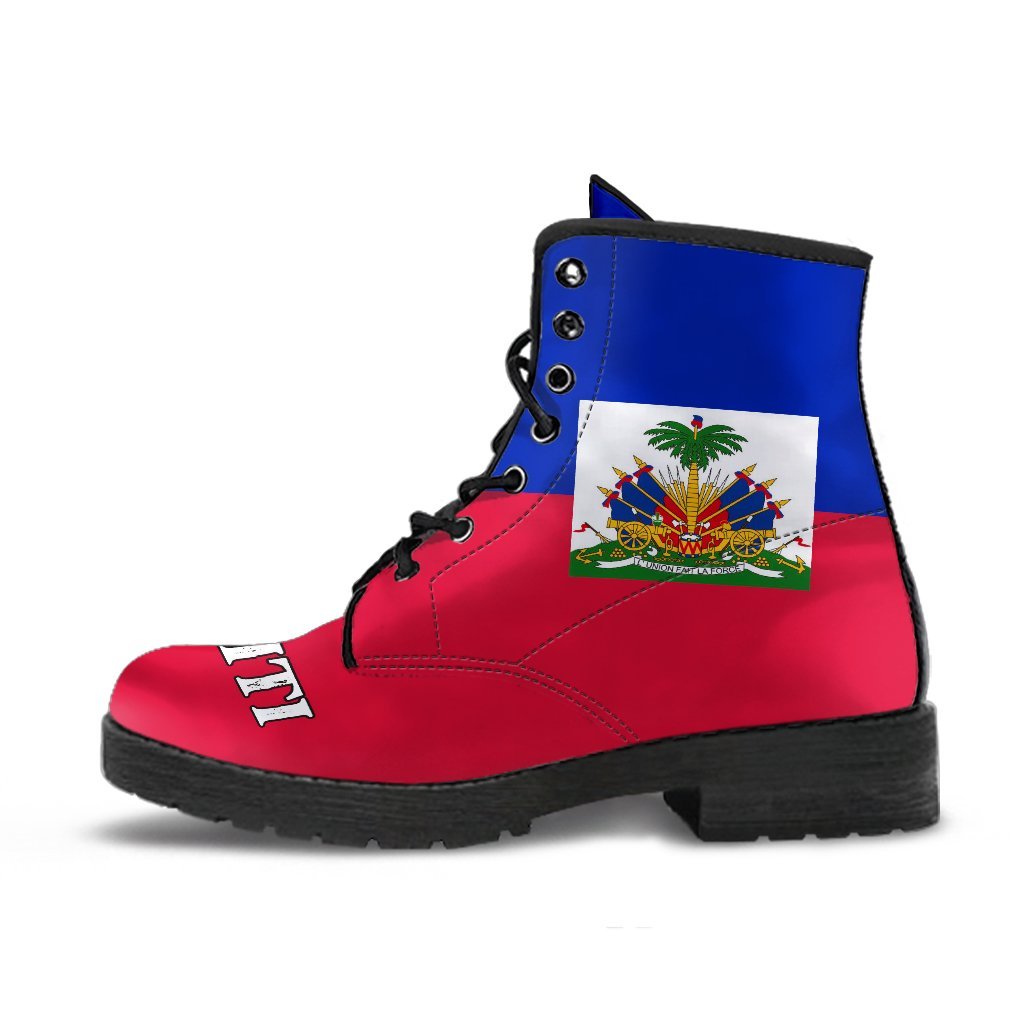 haiti-flag-leather-boots