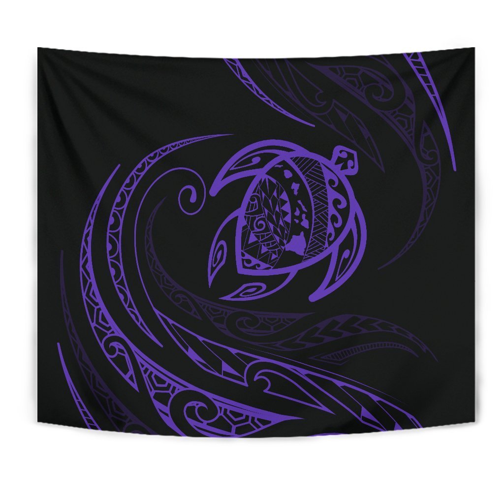 hawaii-turtle-tapestry-purple-frida-style