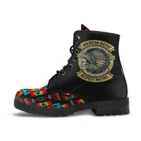 skull-black-native-american-tribes-pattern-leather-boots