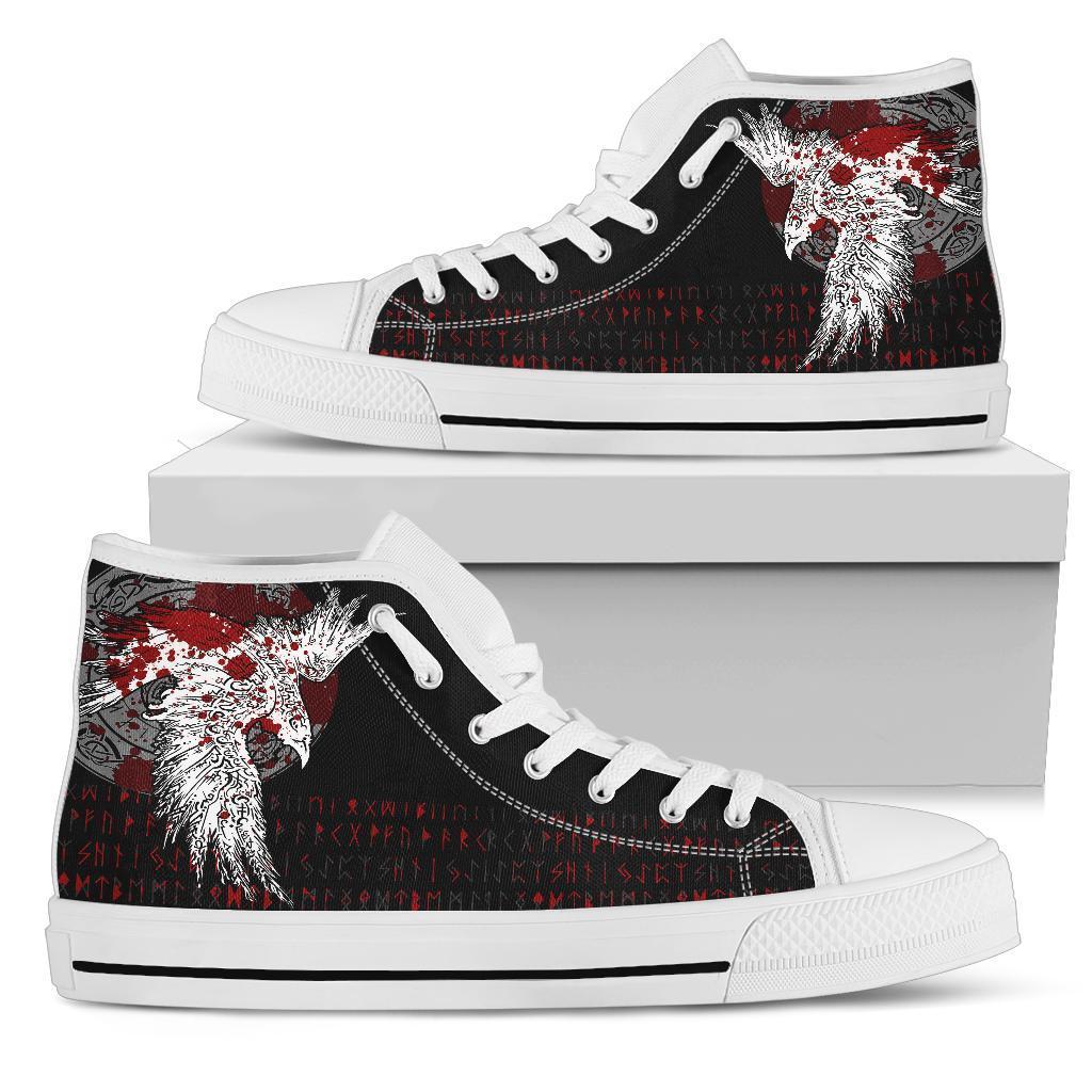 viking-high-top-shoes-mystical-raven-tattoo-blood