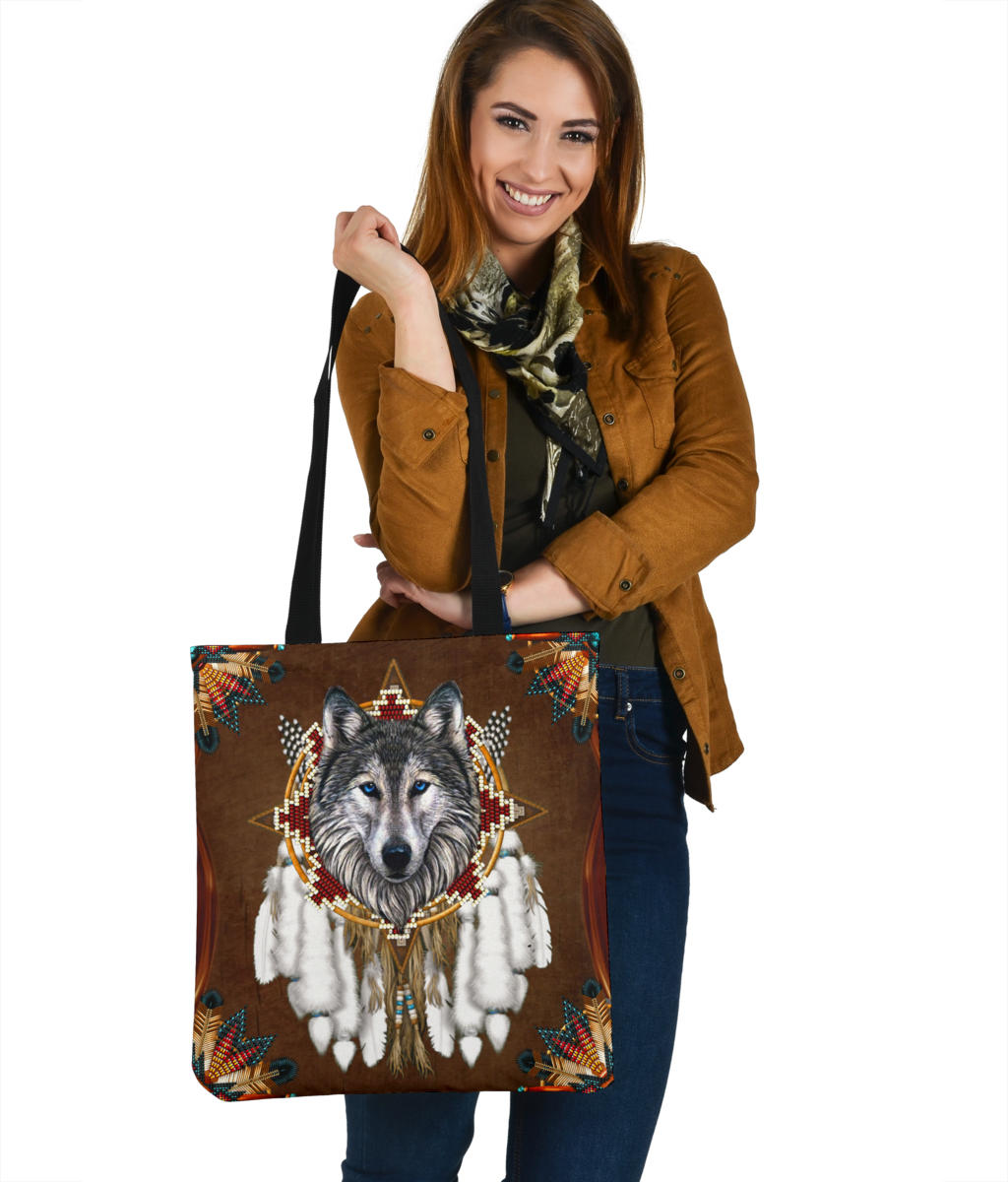 native-american-mandala-head-wolf-tote-bag