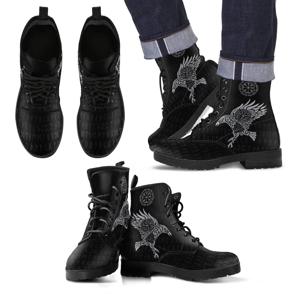 viking-the-raven-of-odin-tattoo-leather-boots