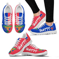 Haiti Flag Sneakers - Wonder Print Shop