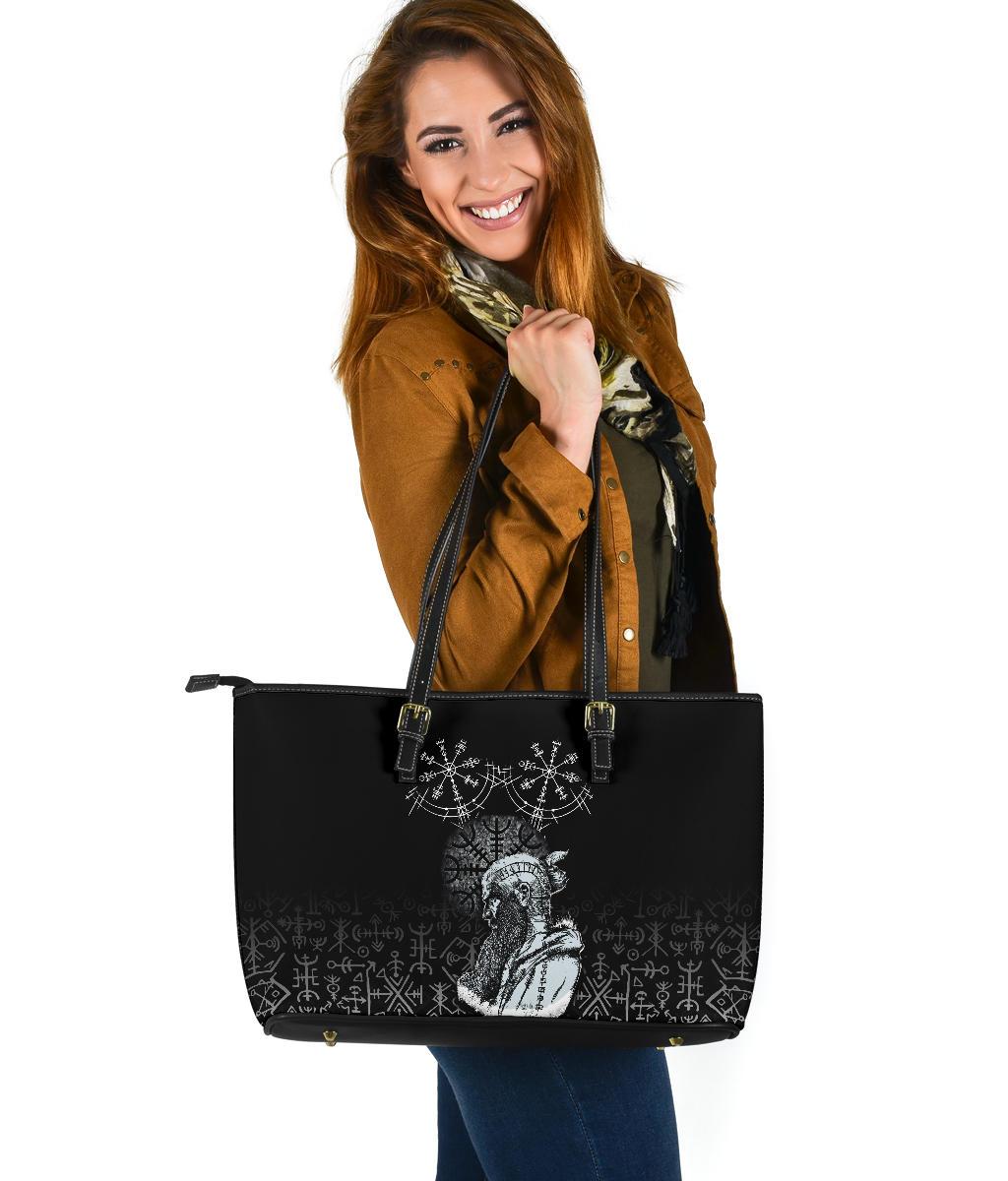 Viking Large Leather Tote Floki RLT12 - Wonder Print Shop