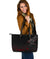 Viking Large Leather Tote Bag The Raven Of Odin Rune Blood RLT12 - Wonder Print Shop