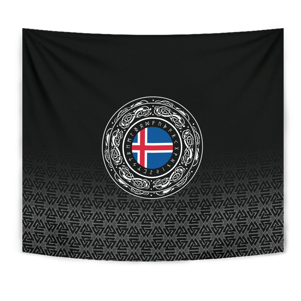 Viking Tapestry - Iceland Coat Of Arms RLT12 - Wonder Print Shop