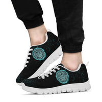 Viking Sneakers - Viking Bear Claws Cyan Tattoo RLT12 - Wonder Print Shop
