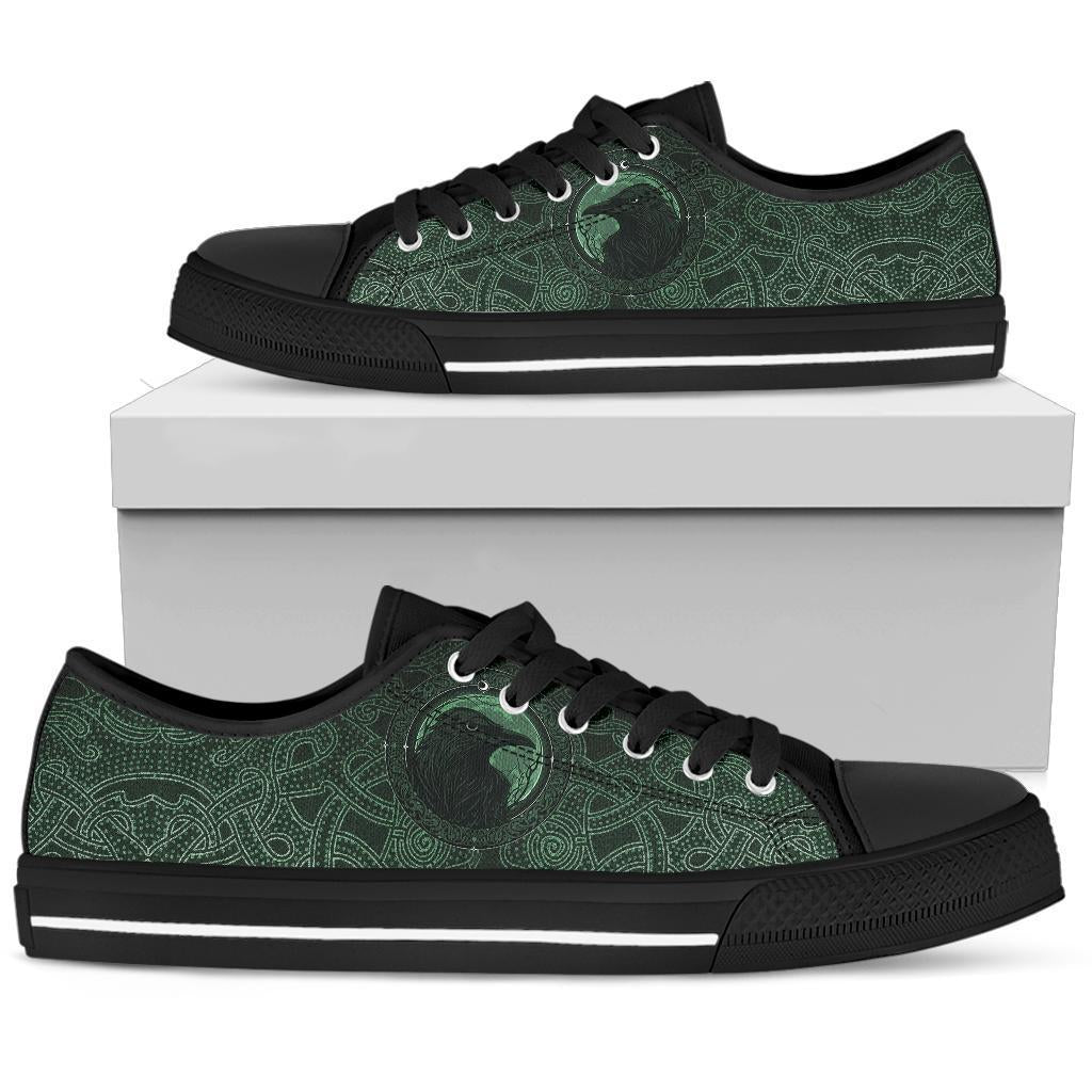 viking-low-top-shoes-ethnic-odin-raven-green