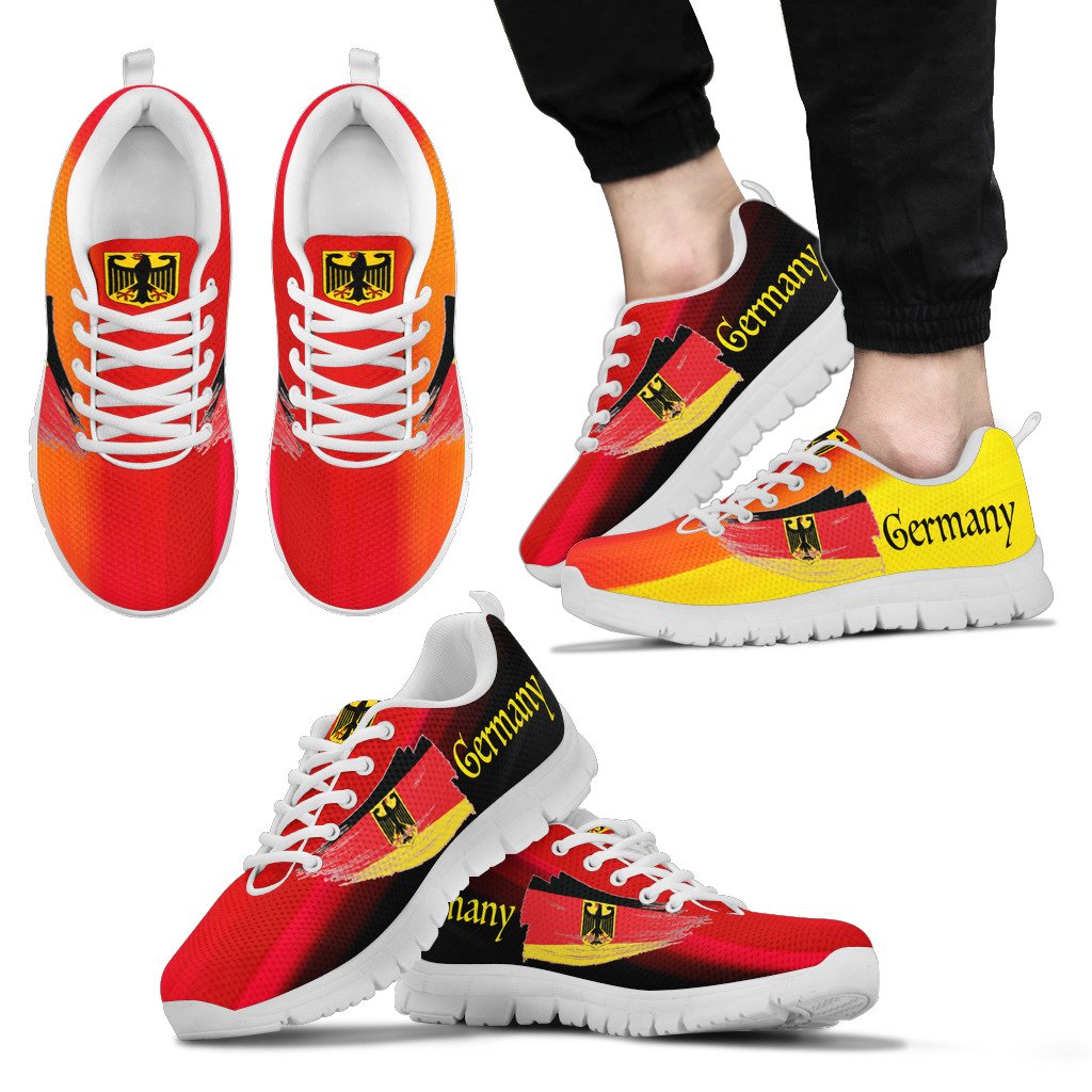 Germany Sneakers (Shoes) - Germany Flag And Coat Of Arms Men's/Women's/Kid's - Wonder Print Shop