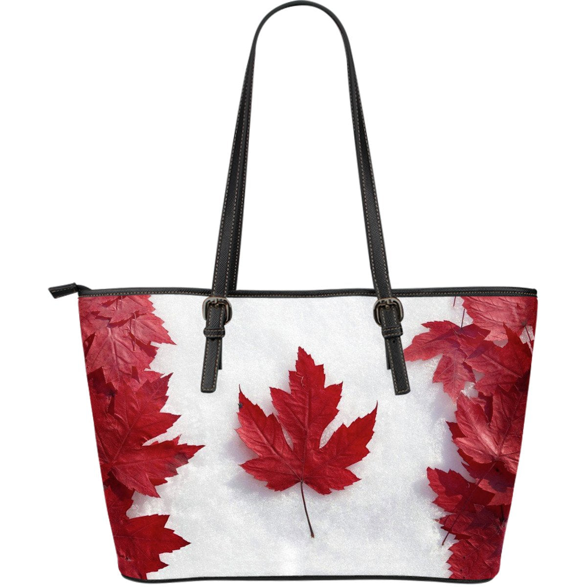 canada-flag-large-leather-tote-bag