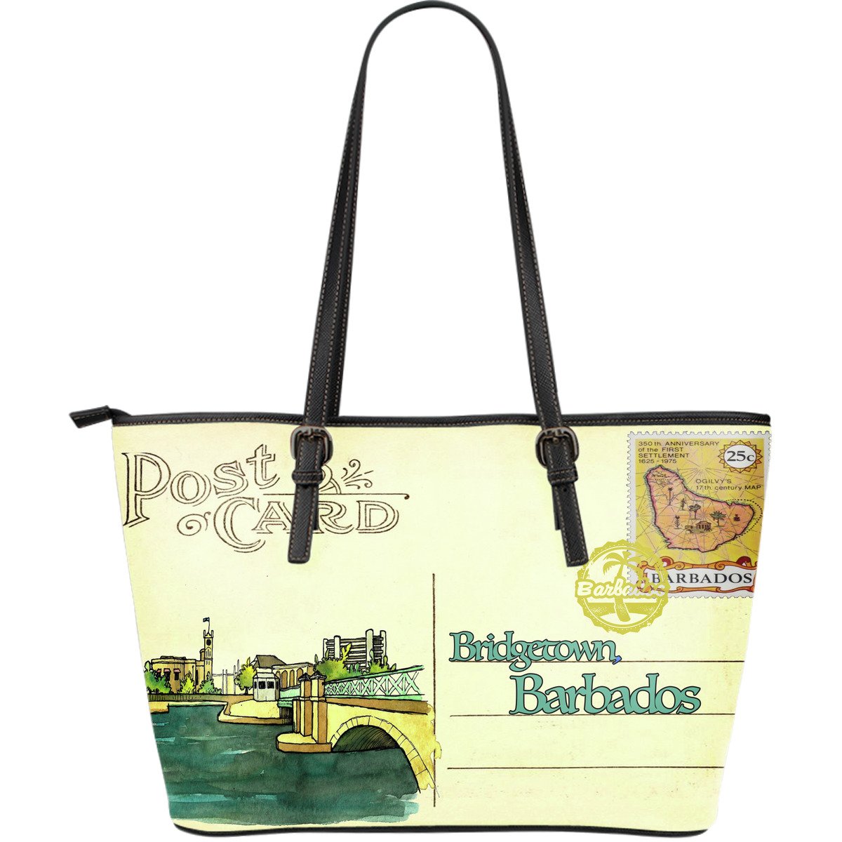 barbados-bridgetown-postcard-style-large-leather-tote-bag