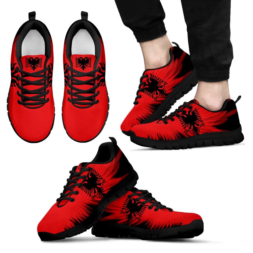 Albania Flying Flag Wings Sneaker - Wonder Print Shop