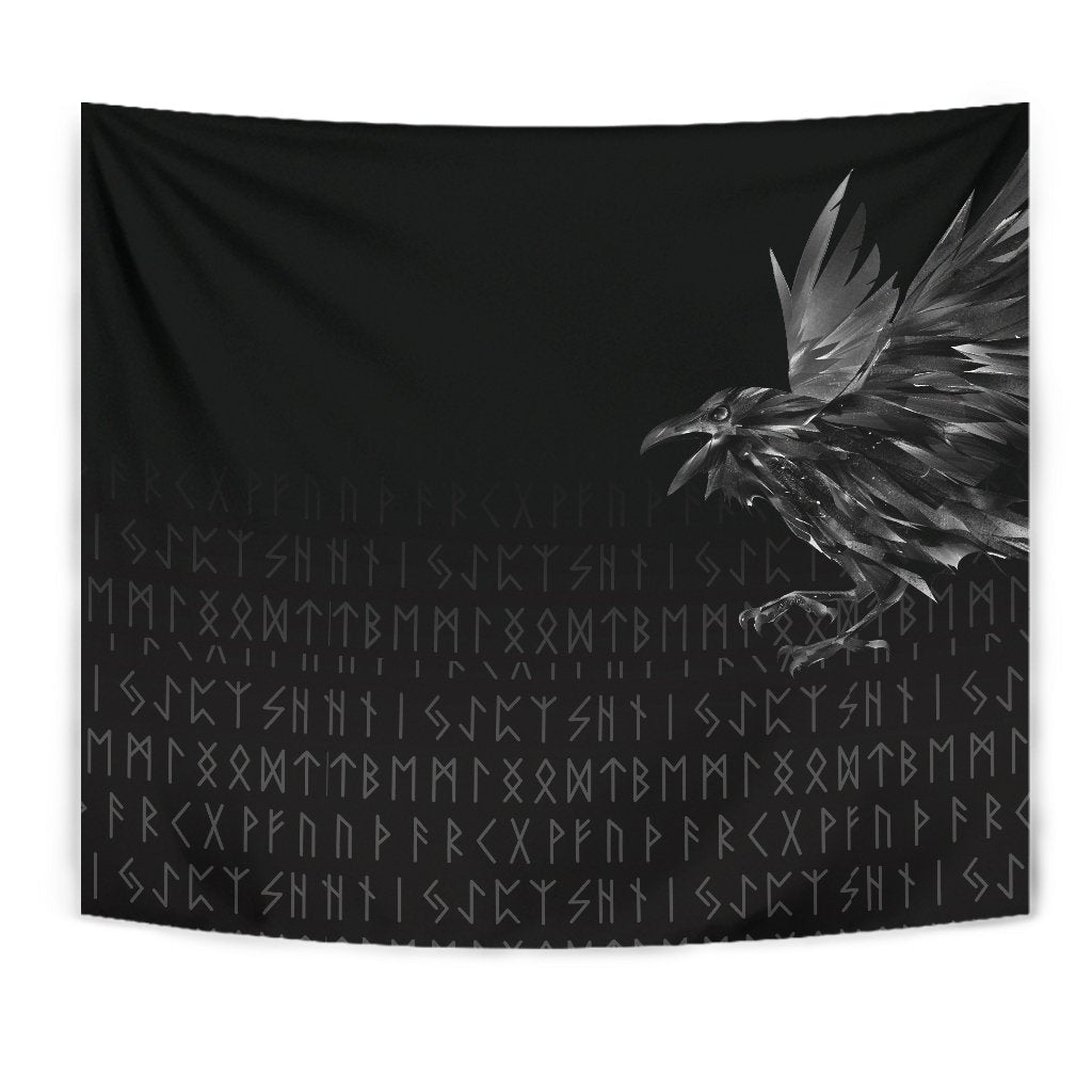 Viking Tapestry - The Raven Of Odin Rune RLT12 - Wonder Print Shop