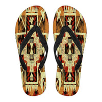southwest-yellow-symbol-native-american-flip-flops