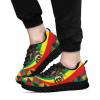 Ethiopia Sneakers - Ethiopia Rasta Lion - Wonder Print Shop