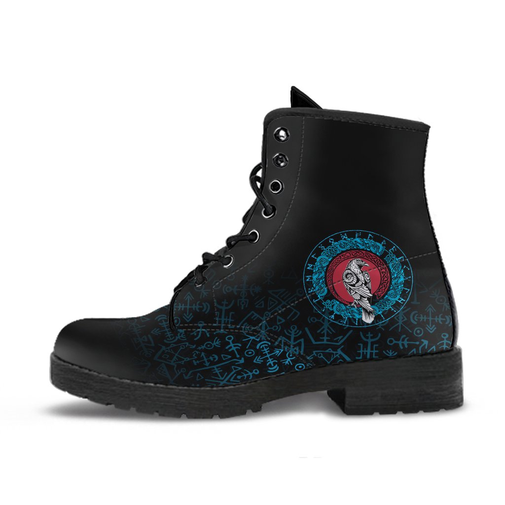 viking-leather-boots-raven-celtic-cyan