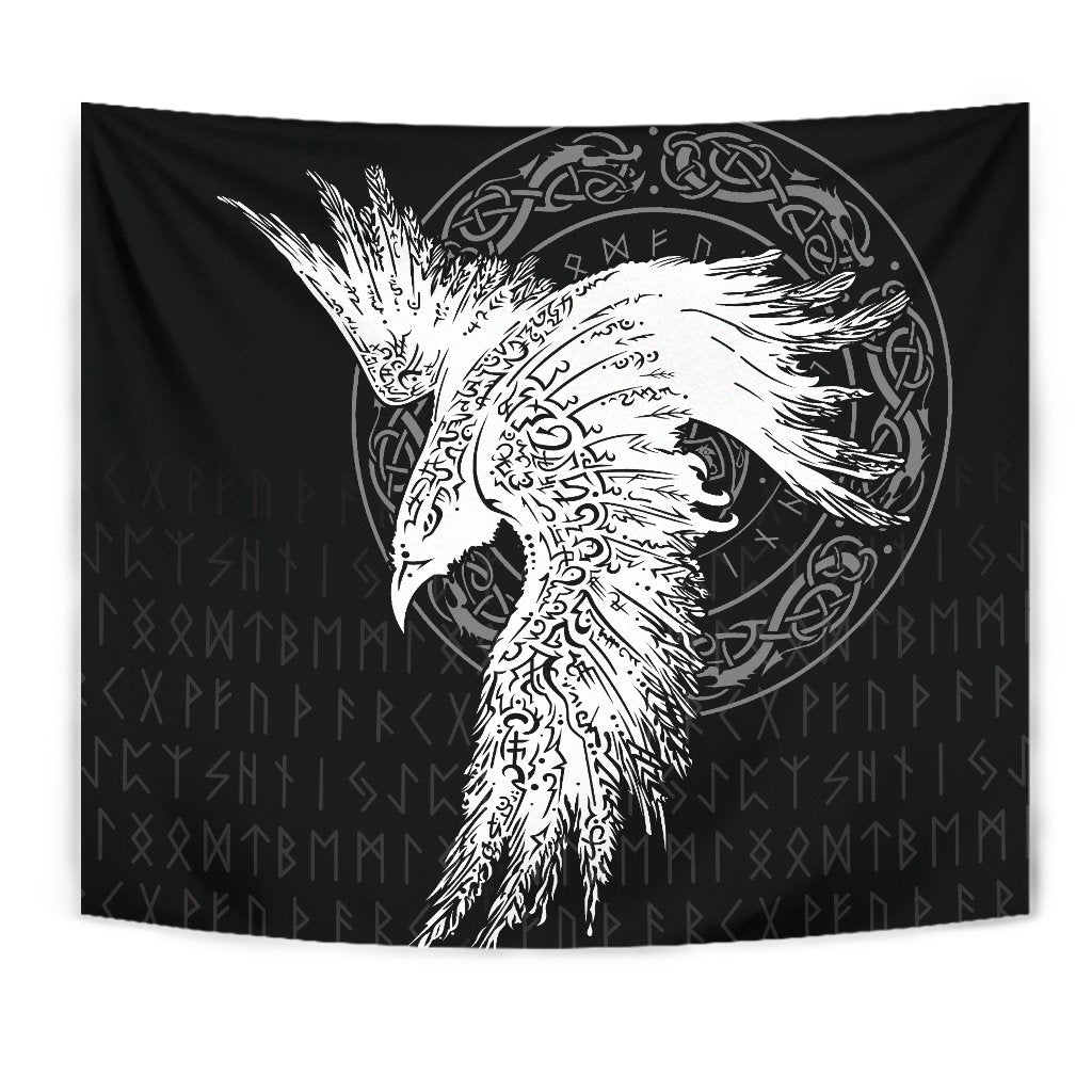 Viking Tapestry Mystical Raven Tattoo Special RLT12 - Wonder Print Shop